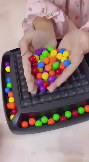 Rainbow Ball Strategy Board Game