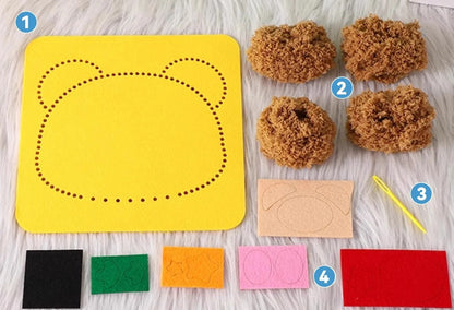 DIY Embroidery Doll Set